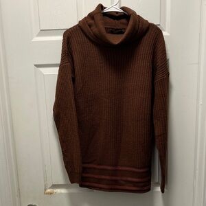 Prana Women's Brown Turtleneck Sweater